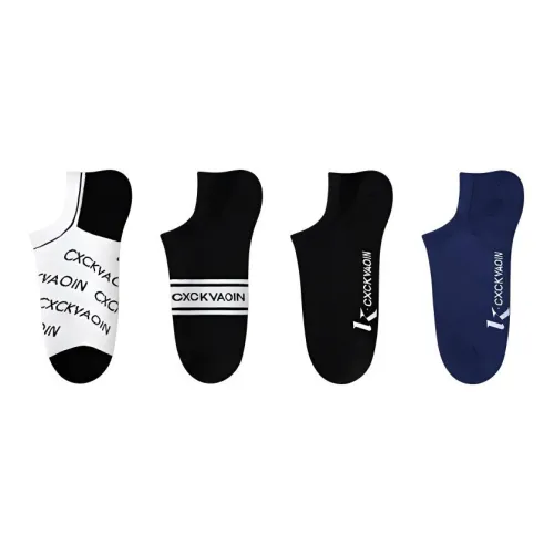 Inside the orange No Show Носки Мужские 4 упаковки