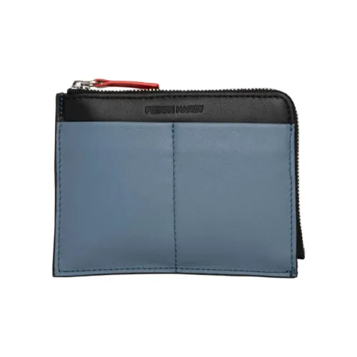 Pierre Hardy Телячья кожа с рельефным узором Кошелек Унисекс Небесно-синий и Черный