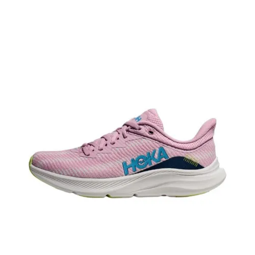 HOKA ONE ONE Solimar Противоскользящие Низкие Кроссовки для Бега Женские Розовые