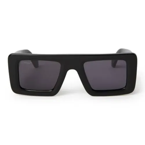 OFF Белый Ацетат Нерегулярная форма Солнцезащитные очки Унисекс Черный