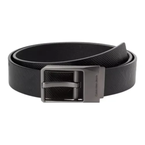 Calvin Klein Ремни из коровьей кожи, черные, мужские
