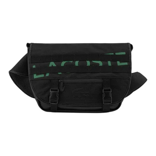 LACOSTE Сумки кросс-боди черного цвета унисекс
