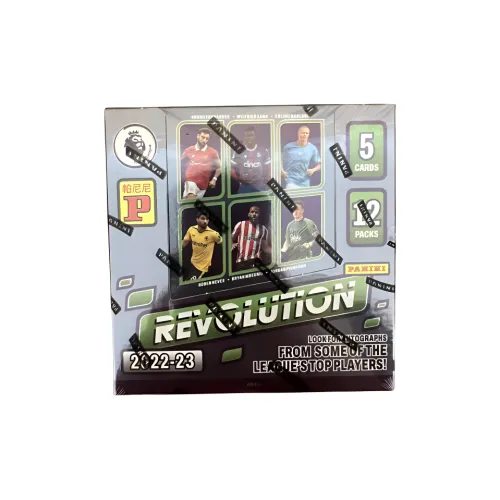 PANINI 2022 23 Премьер-лига Revolution Soccer Star Карточки в среднем 2 коробки на подписанную карту спортивные карты целая коробка