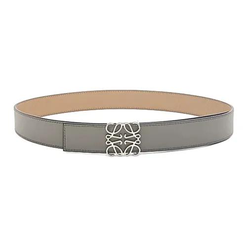 LOEWE Ремни из коровьей кожи, хаки, серый, мужской