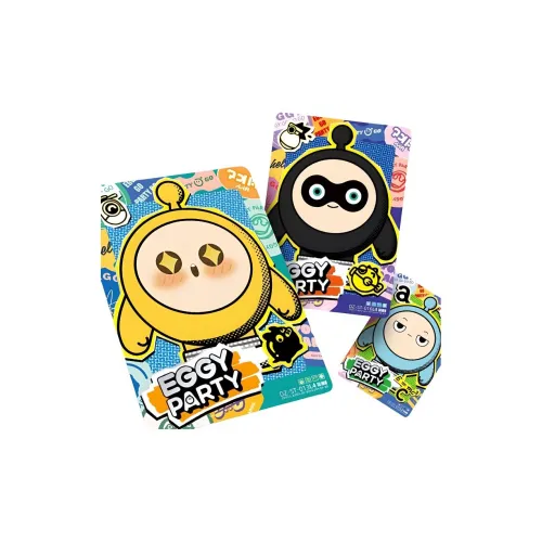 KAYOU x Egg Party Маленькая Команда Сборка Резиновая Кукла Мягкая Игрушка Слепые Коробки Одинарная Слепая Коробка Полная Коробка 9 шт