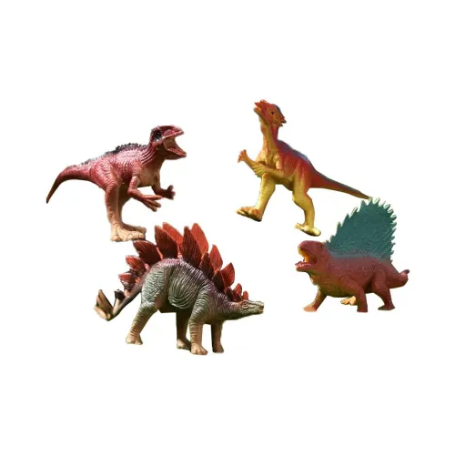 Happy Fish Имитация Животные Hobby Model Мягкий Винил Тираннозавр Рекс И Трицератопс Игрушки