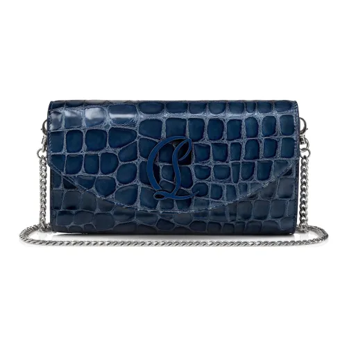 CL LUBOTING Телячья кожа Кошелек Женские Синий