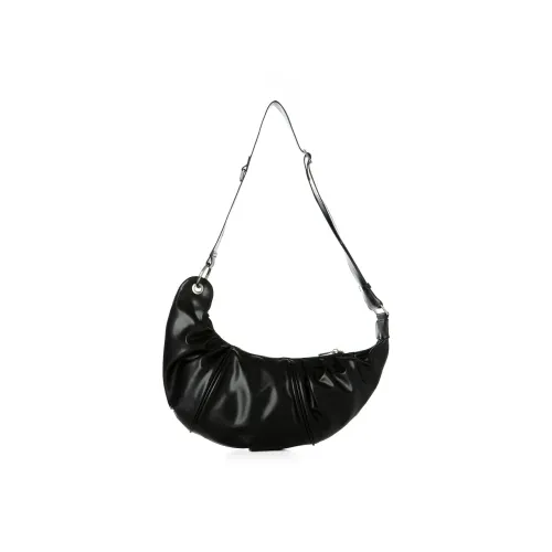 SQUARE Line Коровья кожа с синтетической кожей сумка через плечо средний размер женский Misty черный сливочный масляный