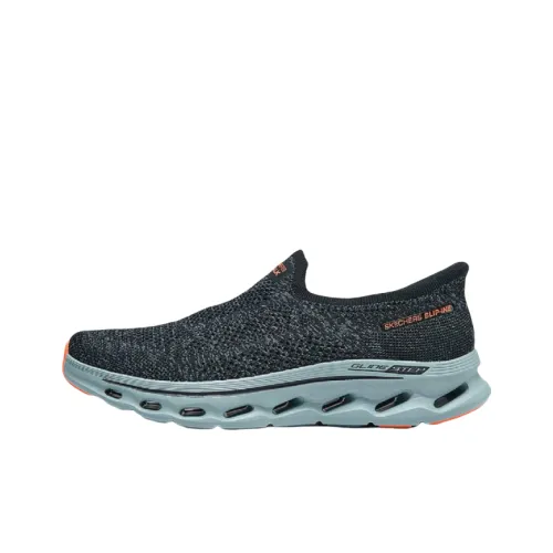 Skechers MEN'S GO WALK Износостойкий и Легкий Низкий Топ Casual Мужской Черный Серый