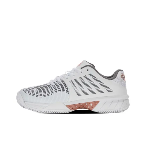 KSWISS противоскользящие низкие кроссовки для тенниса женские белые