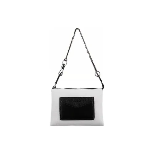 Givenchy Натуральная кожа Сумка Женская Белая Черная