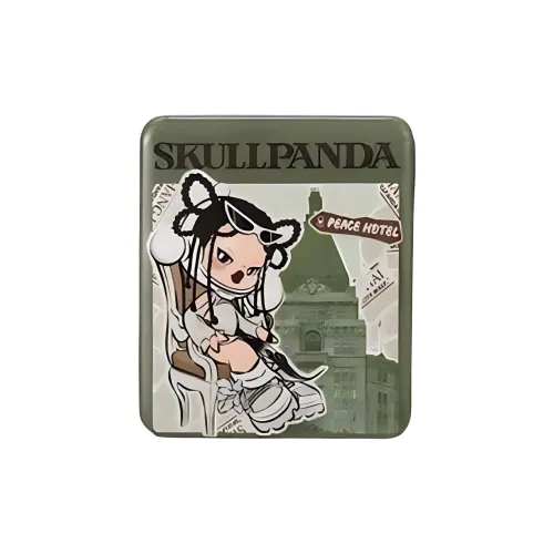POP MART Шанхай Skullpanda Peace Hotel Магнит на холодильник Зеленый Trend Based Products