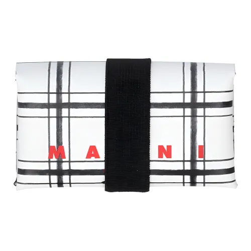 MARNI Tribeca Полиуретан Кошелек Женский Белый Черный