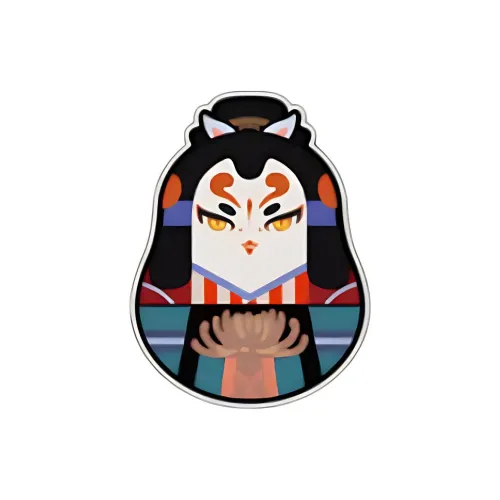 AULDEY ONMYOUJI Стиль GOD Счастливый кот Набор Слепые коробки Один Mystery Коробка Целая коробка 12 шт