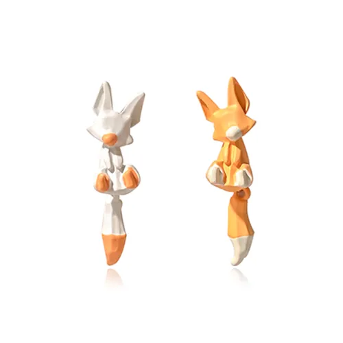 SUCH NICE Акриловые Серьги Лиса Женские
