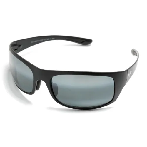 Maui Jim Ацетат Прямоугольные Солнцезащитные Очки Мужские Черные