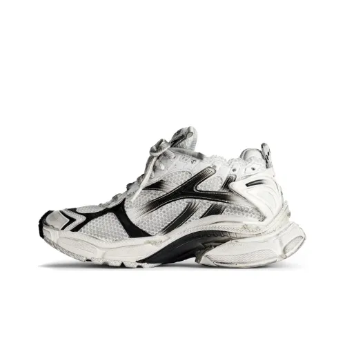 Balenciaga Runner Low Топ Повседневная обувь Мужская Черный Белый