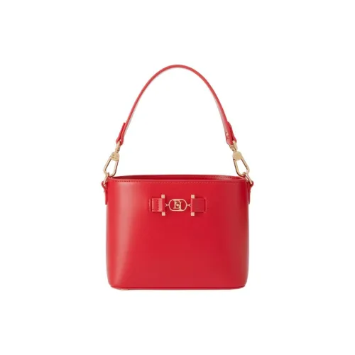 Elisabetta Franchi Полиуретан Ведрообразная Сумка Сумка через плечо Сумка для женщин Красный