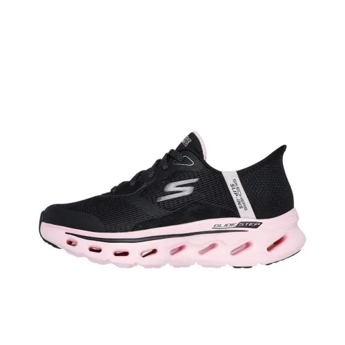 Skechers WOMEN'S GO WALK Низкий Топ Casual Женский Черный Розовый