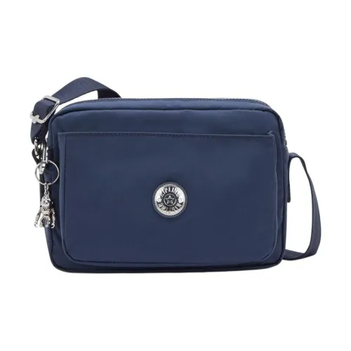 Kipling Переработанный полиамид Сумка через плечо Средняя Женская Бесконечность Синий