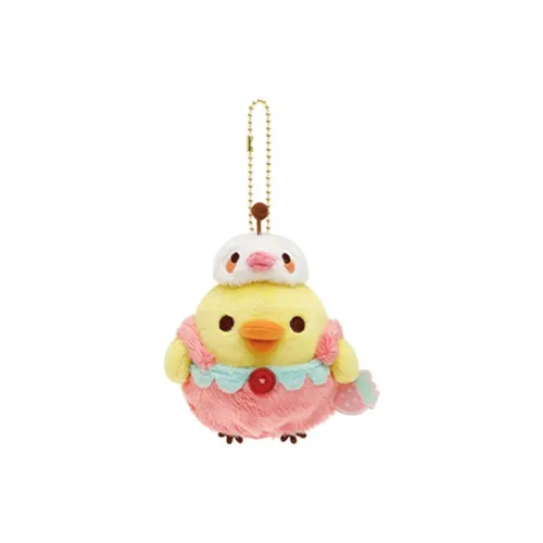 SAN X 2024 Strawberry Collection Кукла Little Chick Плюшевая Подвеска 10 см Рекомендуемый рост