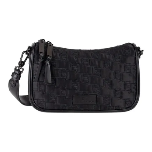 Elisabetta Franchi Полиэстер Сумка через плечо Маленькая Сумка на плечо Женская Черная