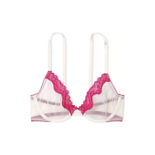 Victoria's Secret Tease Без подкладки Demi Бюстгальтер Кокосовый белый Бюстгальтер Женские Кокосовый белый