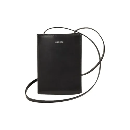 Sandro Сумка через плечо из коровьей кожи мини-сумка мужская черная