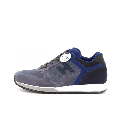 HOGAN H321 Низкий Топ Повседневная Обувь Мужская Синяя