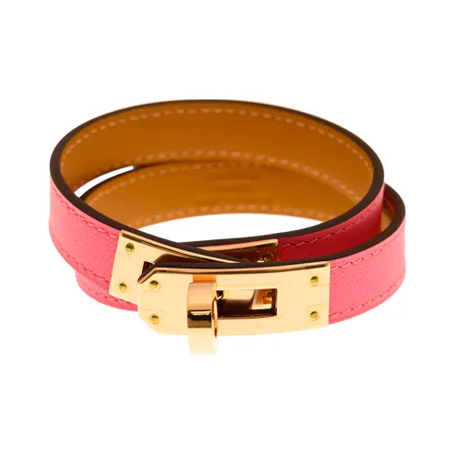 HERMES Kelly Металл Наручные повязки Женские Розовый