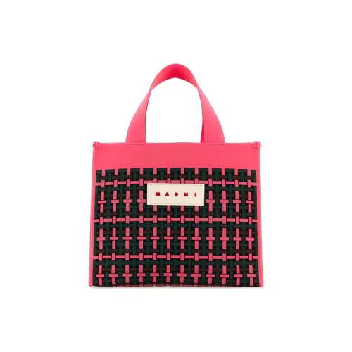 MARNI Полиэстер Тоут Сумка Сумка для покупок Сумка Обычная Женская Розовая