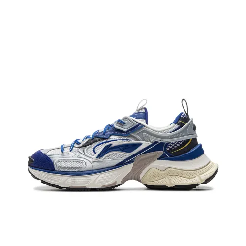 LINING Звезда Толстая подошва Низкий топ Синий Мужской