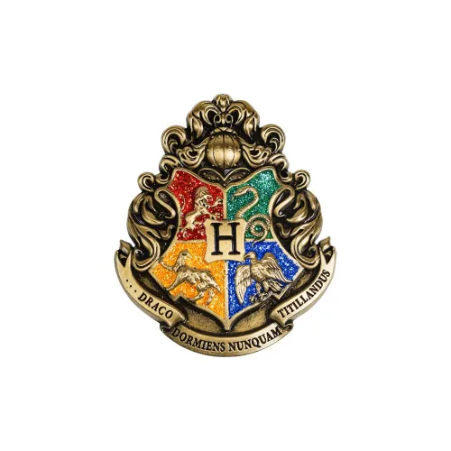 Гарри Поттер Harry Potter Hogwarts Преппи Школа Crest Значок Brooch Высокое Рельеф Металл Лев Знак Змеи BADGER EAGLE Значки