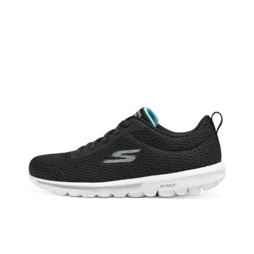 Skechers WOMEN'S GO WALK Низкий топ Повседневная обувь Женская Черная