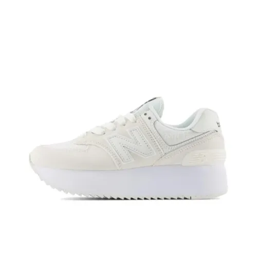 New Balance NB 574 Casual Low Top Ecru Women's
