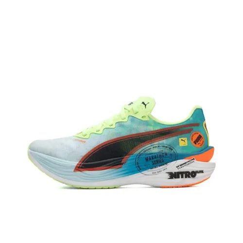 PUMA Deviate NITRO Беговые кроссовки Низкий Топ Бирюзовый Женский
