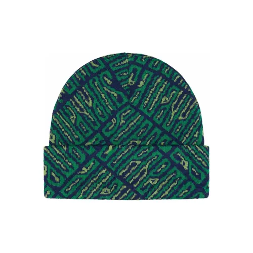 Supreme Acrylic Beanies Unisex Green Supreme Акриловые Шапки-бини Унисекс Зеленый