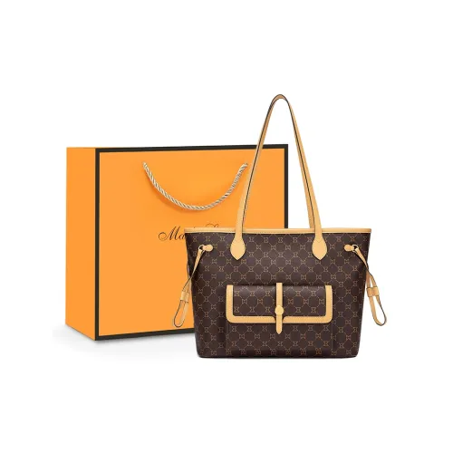 MashaLanti Сумка через плечо из ПВХ и синтетической кожи стандартная женская темно-коричневая и абрикосовая