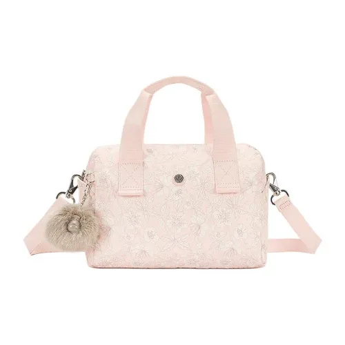 Kipling Полиэстер Bowling Bag Сумка через плечо Сумка Маленькая Женская Вишневый цветок Розовый