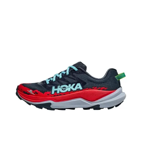 HOKA ONE ONE Беговые кроссовки Низкий верх Синий/Красный Мужской