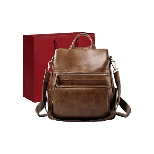 Old Man's Head Рюкзак из коровьей кожи женский многоцветный