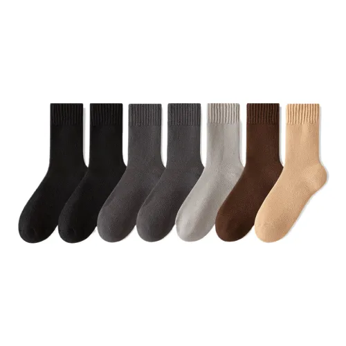 Носки Lan Miao Crew для мужчин упаковка из 7 пар