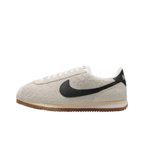 Nike Cortez Vintage Беговые кроссовки Низкие Светло-серые Женские