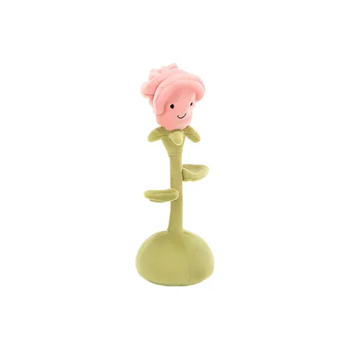JELLYCAT Fun Plant Collection Маленький цветок Розовый Куклы Плюшевая кукла 21 см Высота