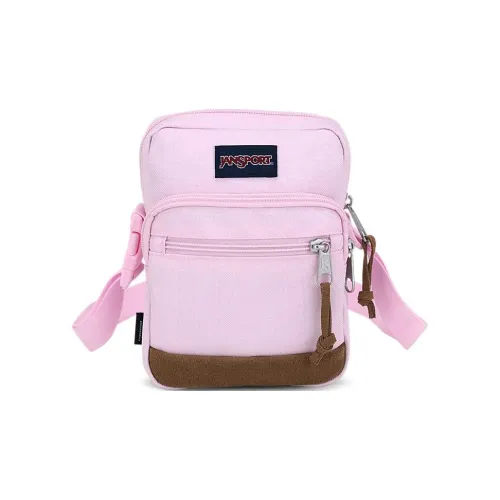JanSport Замша Сумка через плечо Женская Розовая