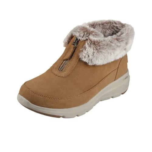 Skechers Ботильоны Низкий каблук < 3 см Женские Каштановый