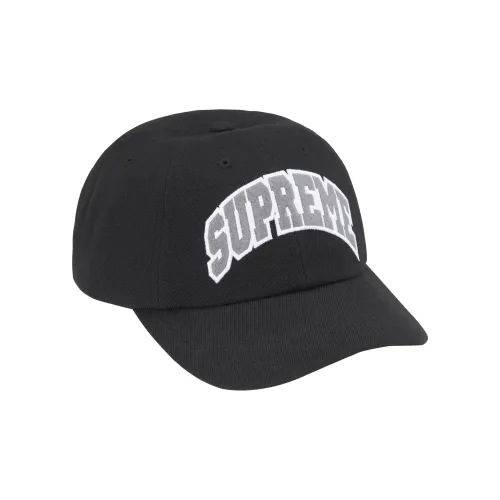 Supreme Смешанная шерсть Кепки Унисекс Черный