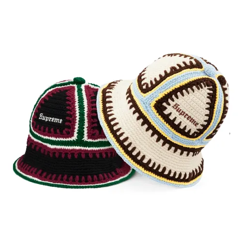 Supreme Панамы Унисекс Черный Бежевый