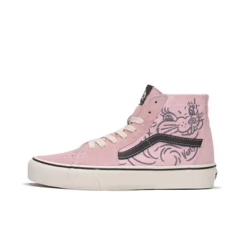 Vans SK8 HI Скейтборд Кроссовки Высокие Розовые Женские