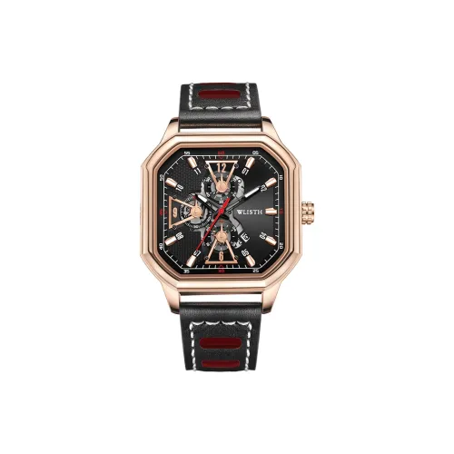 WLISTH Новый Семестр Восемь гранированный стиль крест граница модный доминирующий кварцевые механические часы